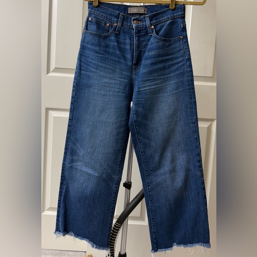 Crop wide leg pants